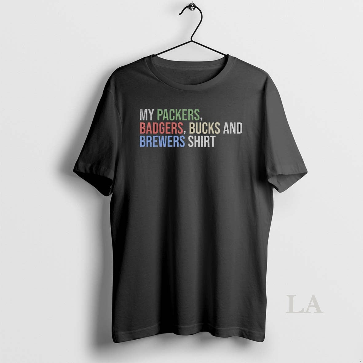 Original Green Bay Packers My Badgers Bucks Brewers - Adult & Kids T-Shirts, Sweatshirts & Hoodies apparel design preview 1