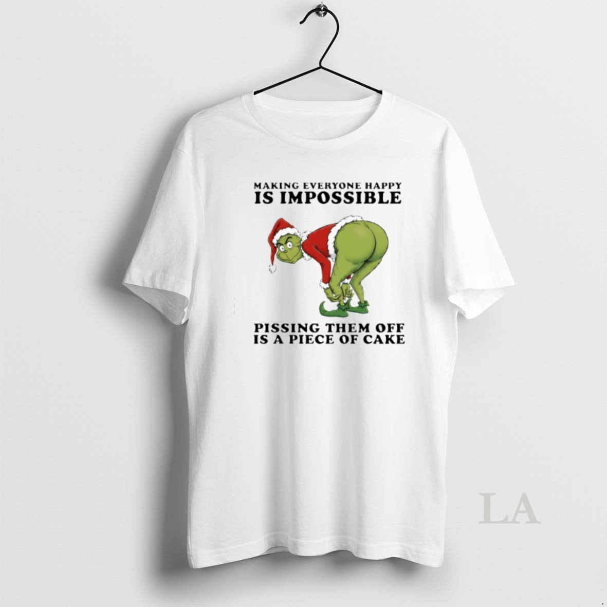 Original Grinch Making Everyone Happy Is Impossible - Adult & Kids T-Shirts, Sweatshirts & Hoodies apparel design preview 1