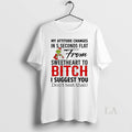 Original Grinch My Attitude Changes 5 Seconds Flat - Adult & Kids T-Shirts, Sweatshirts & Hoodies apparel design preview 1