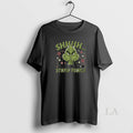 Original Grinch Shhh Im Hiding Stupid People Circle - Adult & Kids T-Shirts, Sweatshirts & Hoodies apparel design preview 1