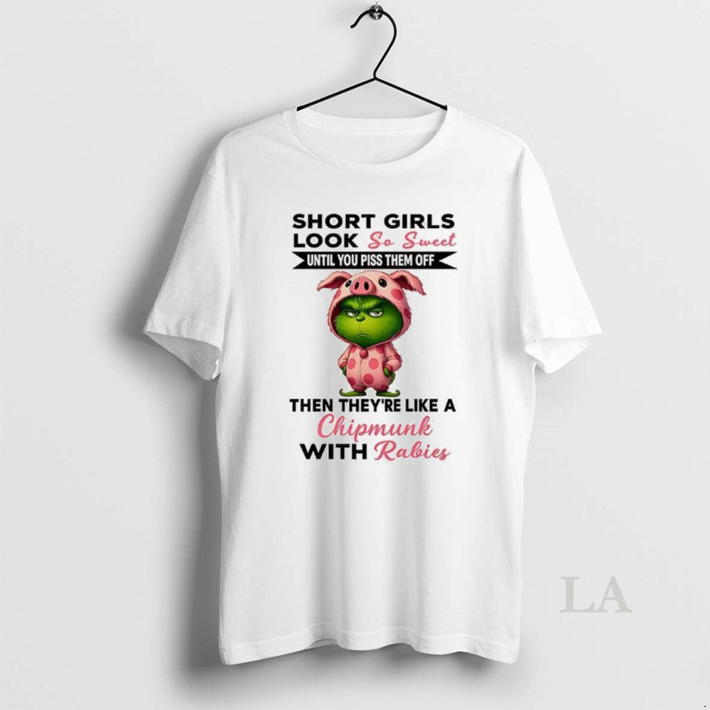 Original Grinch Short So Sweet Until You Piss Them - Adult & Kids T-Shirts, Sweatshirts & Hoodies apparel design preview 1