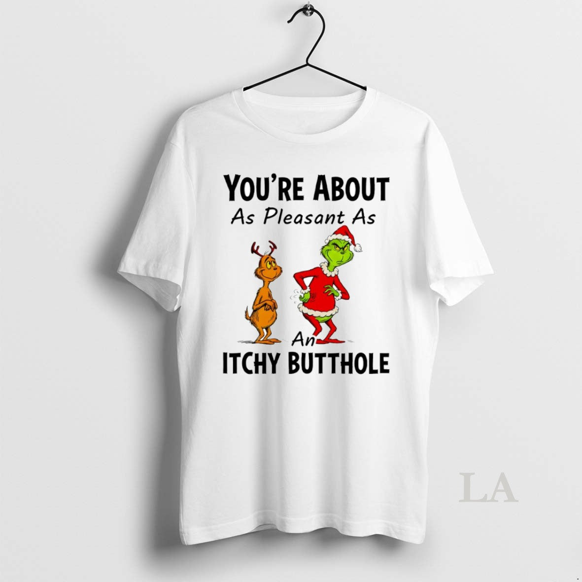 Original Grinch Youre About As Pleasant Itchy - Adult & Kids T-Shirts, Sweatshirts & Hoodies apparel design preview 1