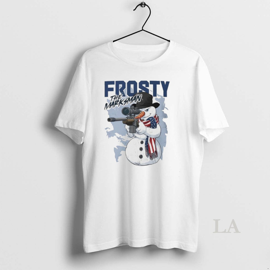 Original Gun Snowman Frosty Marksman - Adult & Kids T-Shirts, Sweatshirts & Hoodies apparel design preview 1