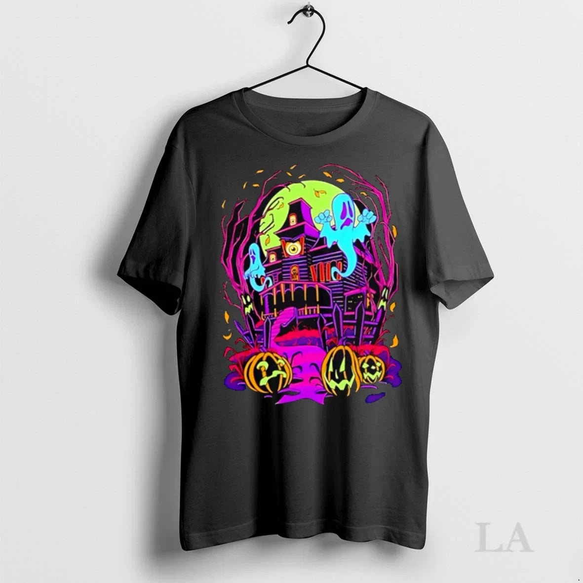 Original Halloween House Pride Graphic 2025 - Adult & Kids T-Shirts, Sweatshirts & Hoodies apparel design preview 1