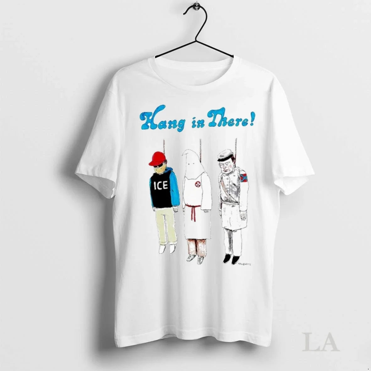 Original Hang In There Ice Ku Klux Klan Nazis - Adult & Kids T-Shirts, Sweatshirts & Hoodies apparel design preview 1