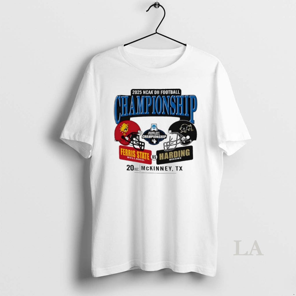 Original Harding Bisons Vs Ferris State Bulldogs 2026 - Adult & Kids T-Shirts, Sweatshirts & Hoodies apparel design preview 1