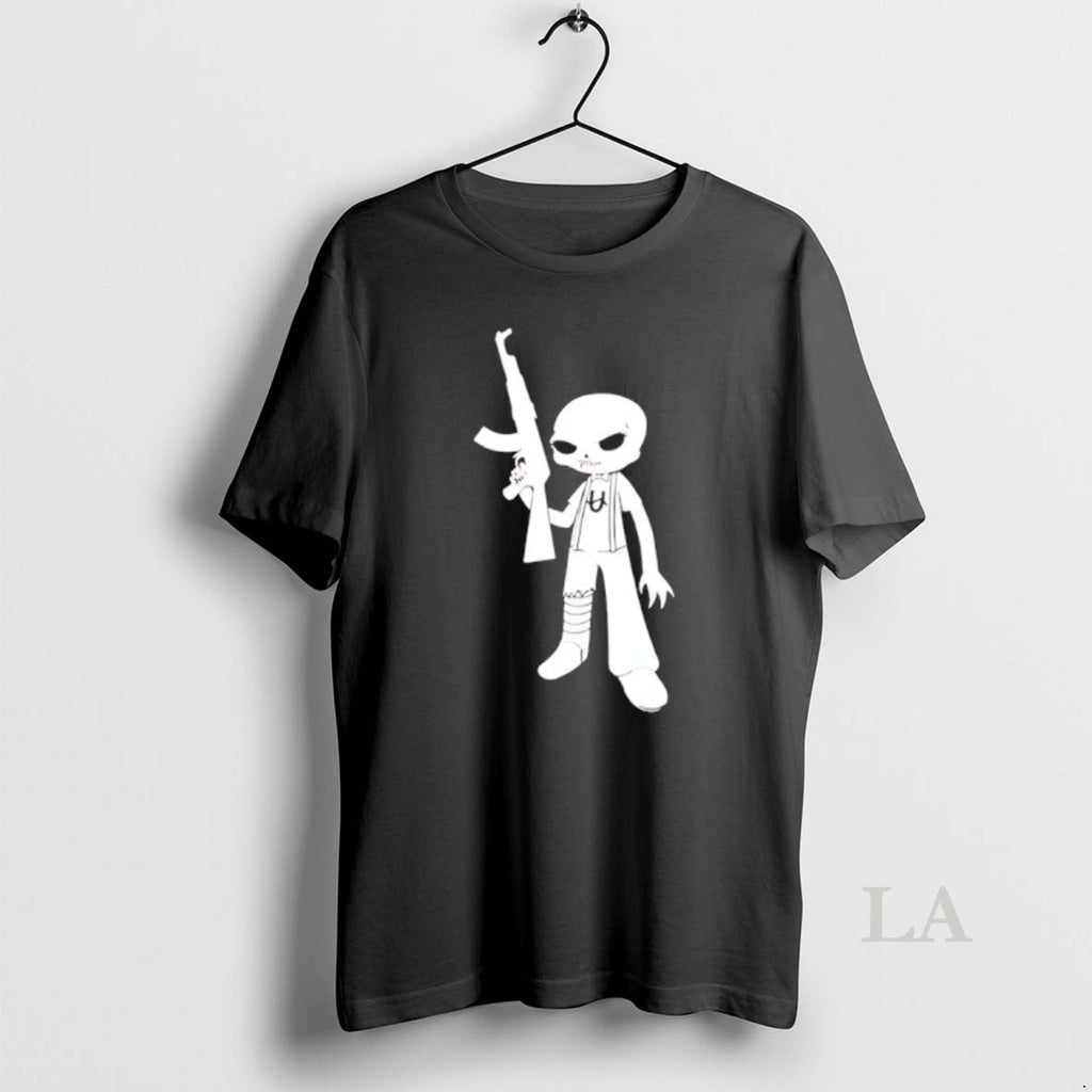 Original Homestuck Caliborn Silhouette Alien - Adult & Kids T-Shirts, Sweatshirts & Hoodies apparel design preview 1