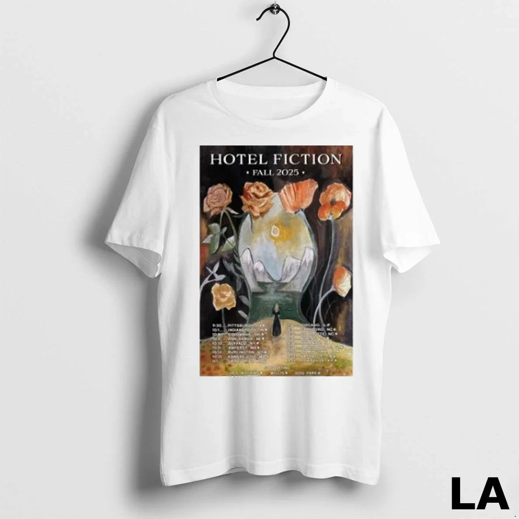 Original Hotel Fiction Fall Tour 2025 New - Adult & Kids T-Shirts, Sweatshirts & Hoodies apparel design preview 1