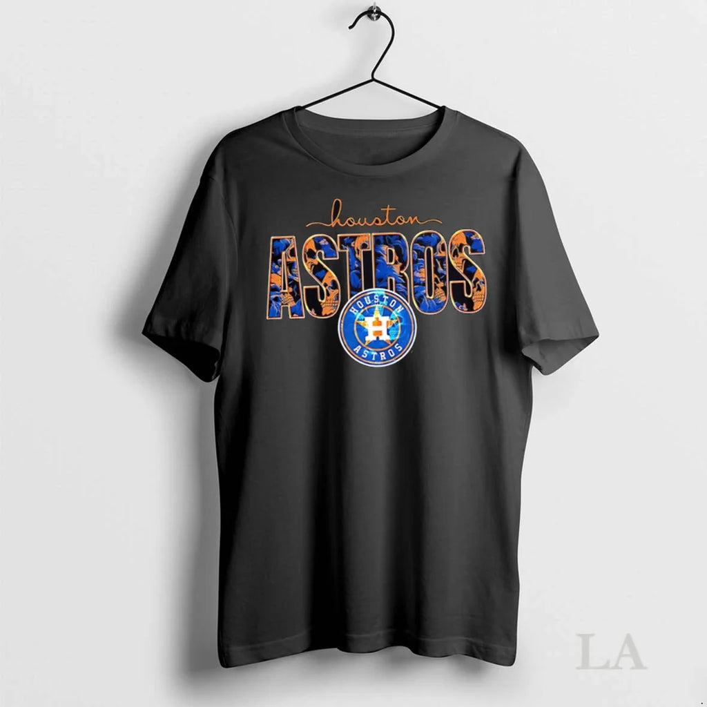 Original Houston Astros Floral Graphic Baseball - Adult & Kids T-Shirts, Sweatshirts & Hoodies apparel design preview 1