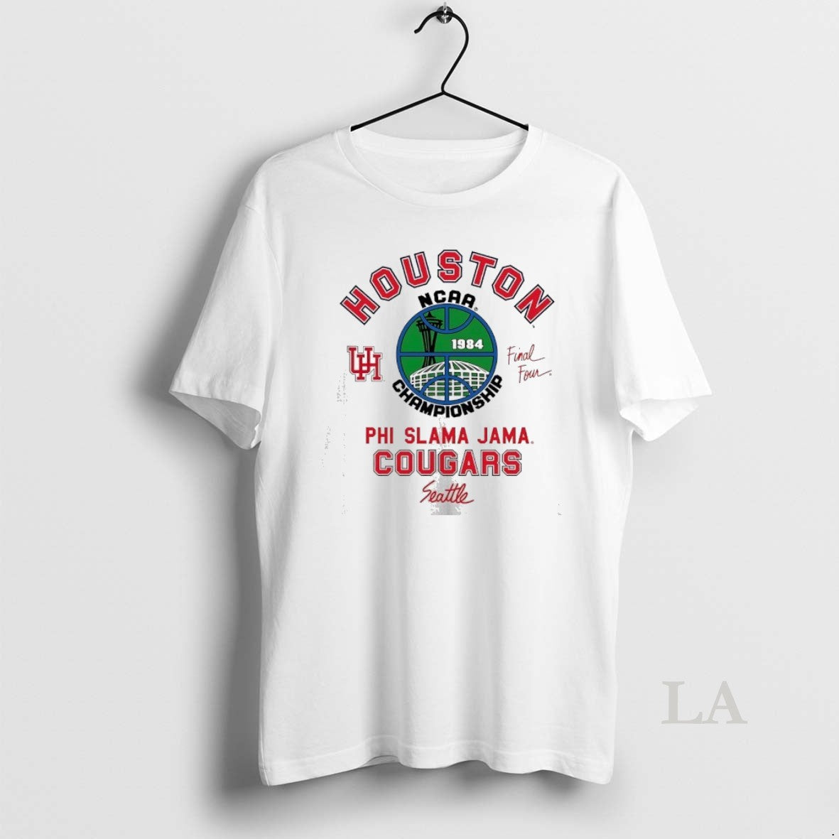 Original Houston Cougars Ncaa Phi Slama Jama 1984 - Adult & Kids T-Shirts, Sweatshirts & Hoodies apparel design preview 1