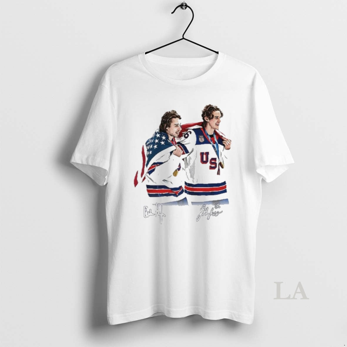 Original Hughes Brotherhood Team Usa Hockey - Adult & Kids T-Shirts, Sweatshirts & Hoodies apparel design preview 1