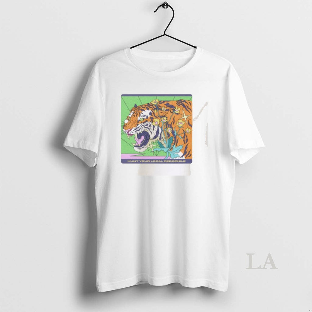 Original Hunt Your Local Pedophile Political - Adult & Kids T-Shirts, Sweatshirts & Hoodies apparel design preview 1