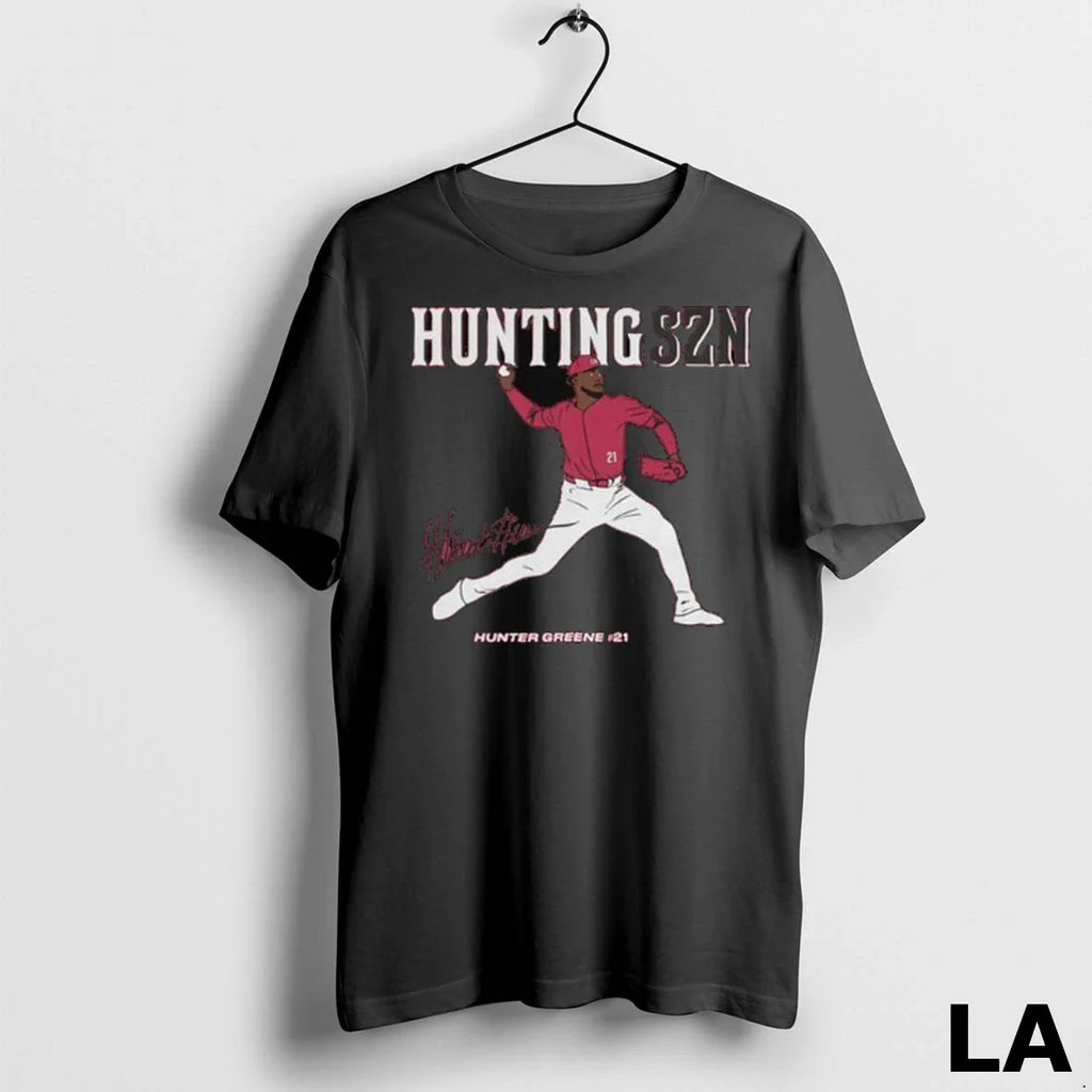 Original Hunter Greene Hunting Szn Signature Long - Adult & Kids T-Shirts, Sweatshirts & Hoodies apparel design preview 1