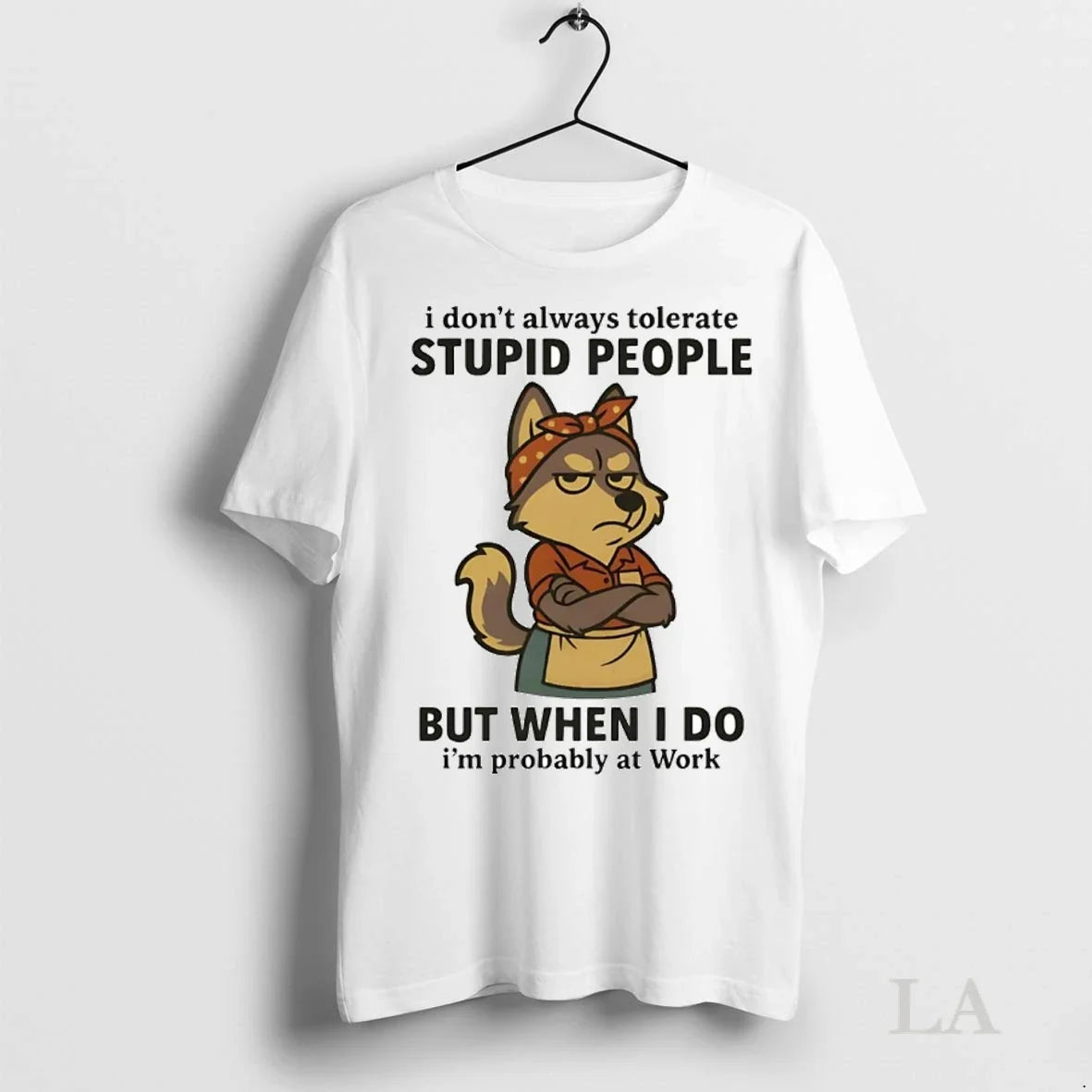 Original Husky I Dont Always Tolerate Stupid People - Adult & Kids T-Shirts, Sweatshirts & Hoodies apparel design preview 1