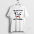 Original I Am A Simple Woman Love Dogs And Pickleball - Adult & Kids T-Shirts, Sweatshirts & Hoodies apparel design preview 1