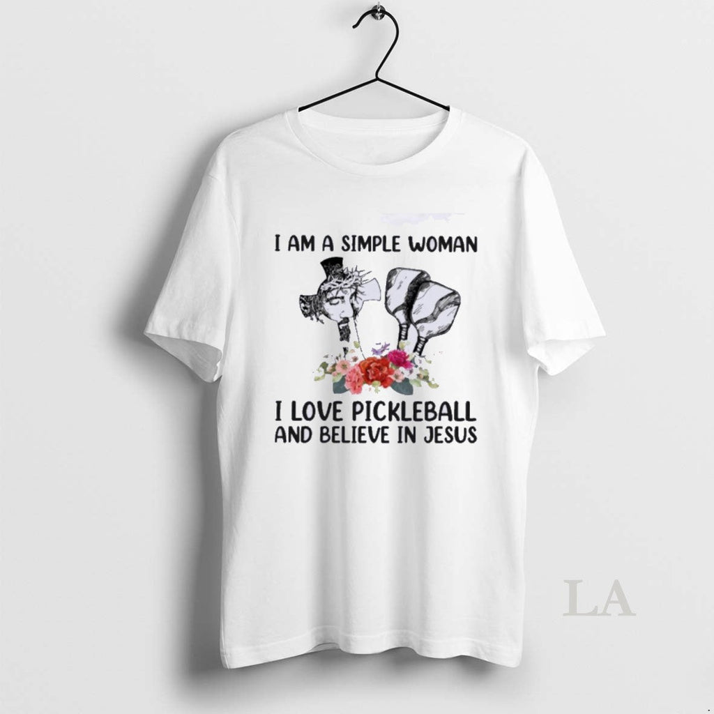 Original I Am A Simple Woman Love Pickleball And - Adult & Kids T-Shirts, Sweatshirts & Hoodies apparel design preview 1