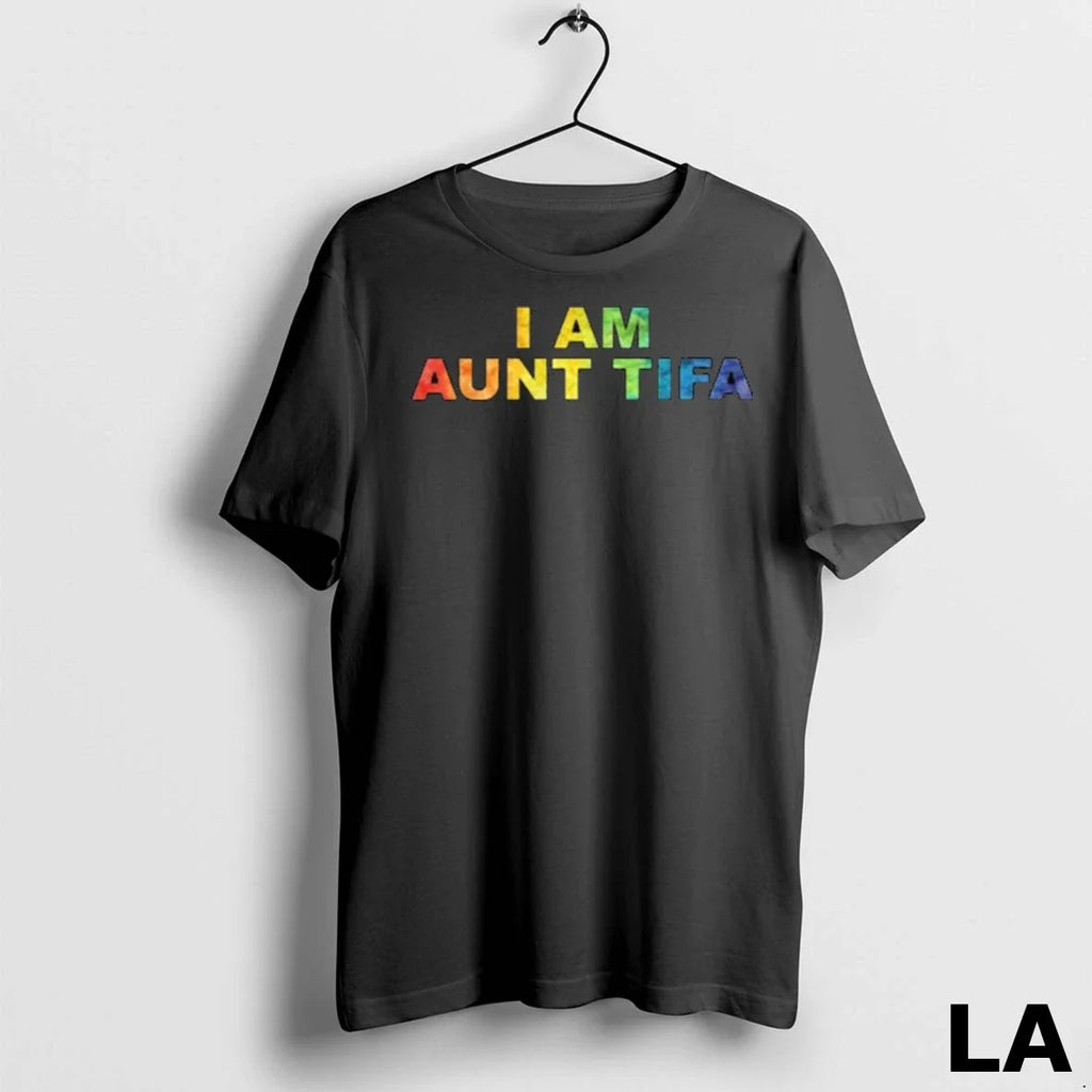 Original I Am Aunt Tifa Lgbt Long Sleve - Adult & Kids T-Shirts, Sweatshirts & Hoodies apparel design preview 1