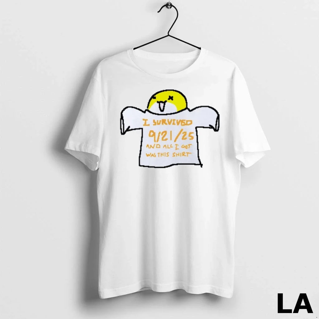 Original I Survived 9 21 25 And All Got This - Adult & Kids T-Shirts, Sweatshirts & Hoodies apparel design preview 1