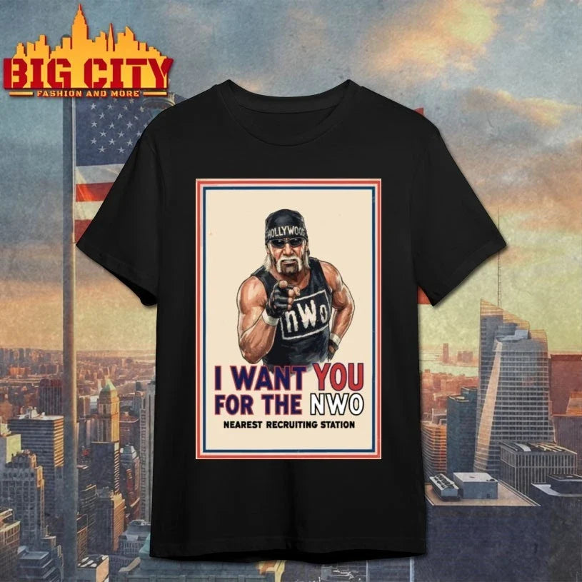 Original I Want You to Join the NWO – Wrestling - Adult & Kids T-Shirts, Sweatshirts & Hoodies apparel design preview 1