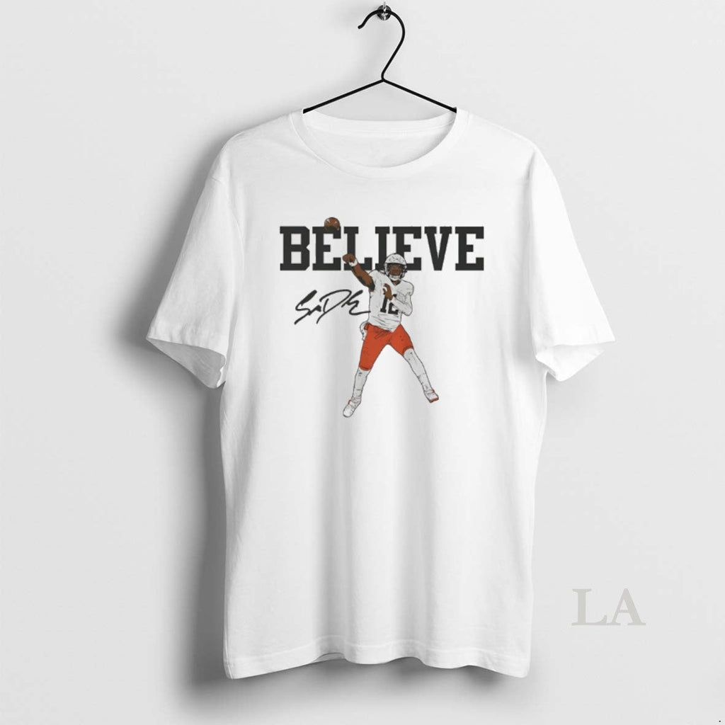 Original I Cant Believe Shedeur Sanders Cleveland - Adult & Kids T-Shirts, Sweatshirts & Hoodies apparel design preview 1
