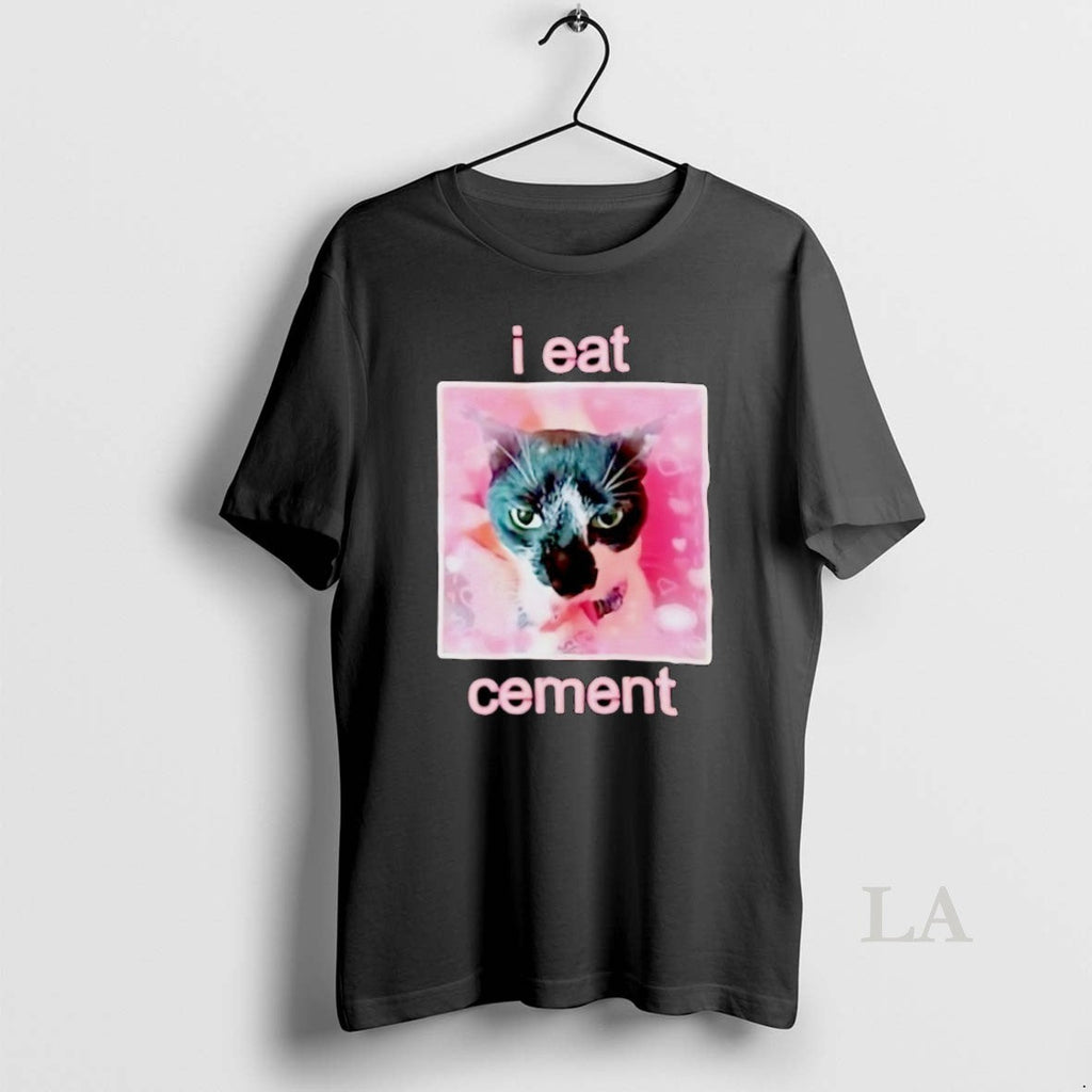 Original I Eat Cat Cement - Adult & Kids T-Shirts, Sweatshirts & Hoodies apparel design preview 1