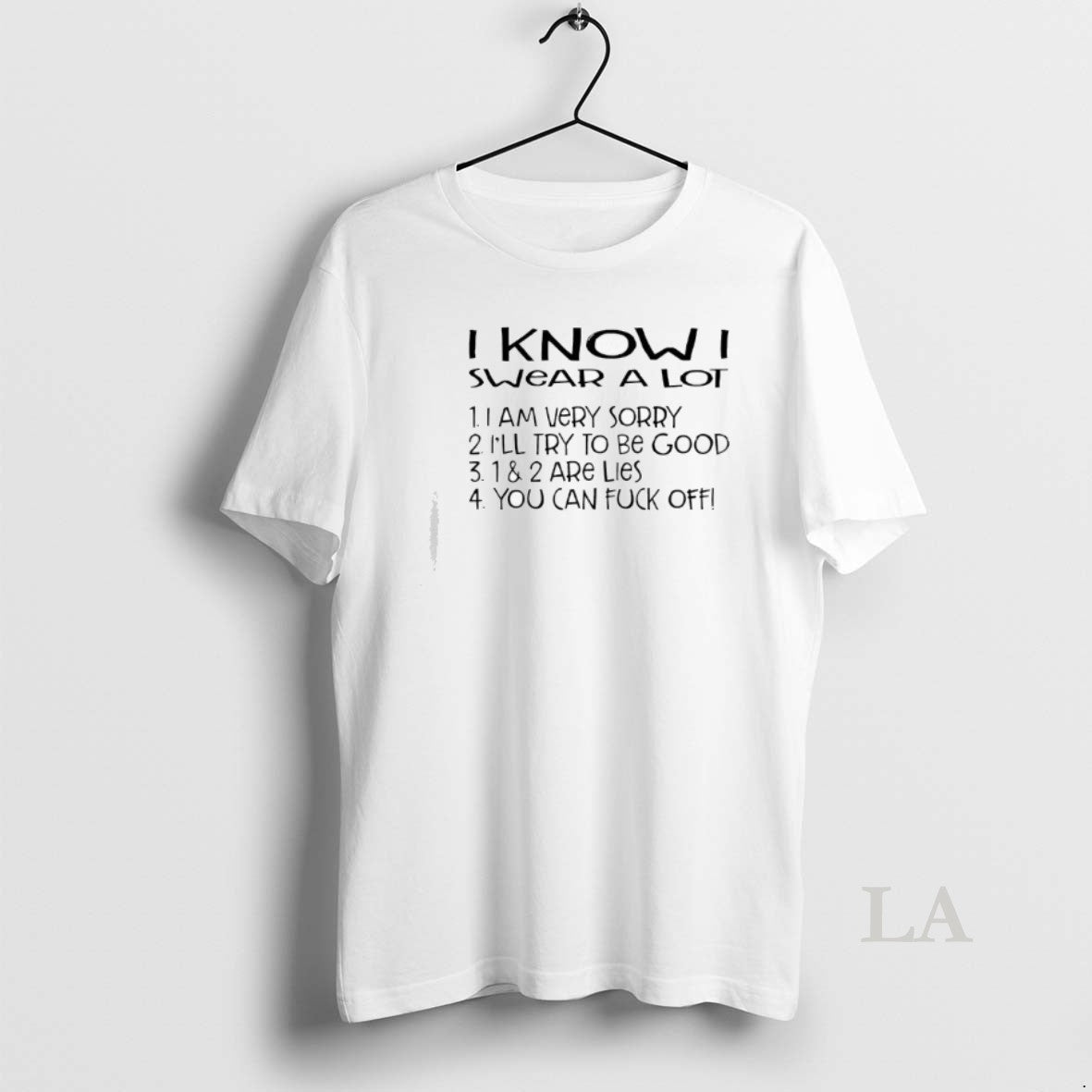 Original I Knowi Swear Lot Am Very Sorry - Adult & Kids T-Shirts, Sweatshirts & Hoodies apparel design preview 1