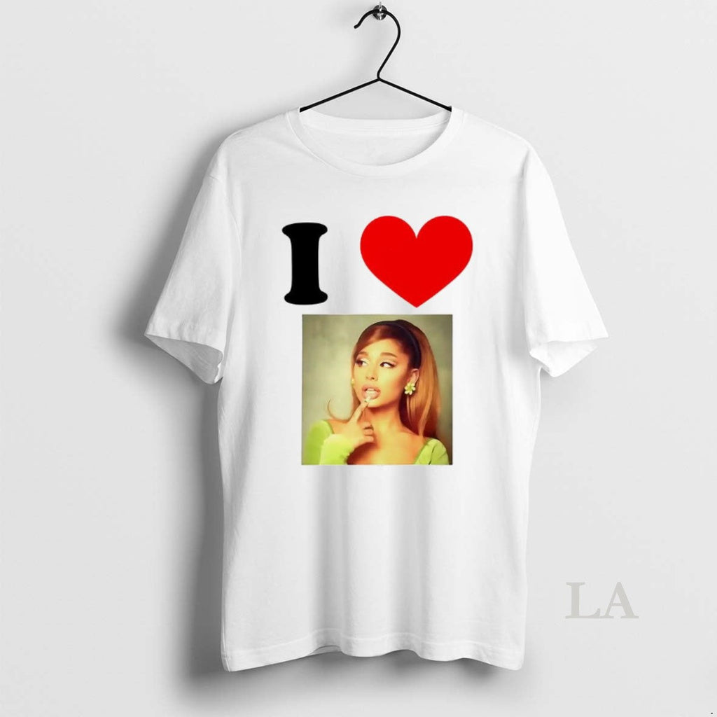 Original I Love Ariana Heart Music Lover - Adult & Kids T-Shirts, Sweatshirts & Hoodies apparel design preview 1