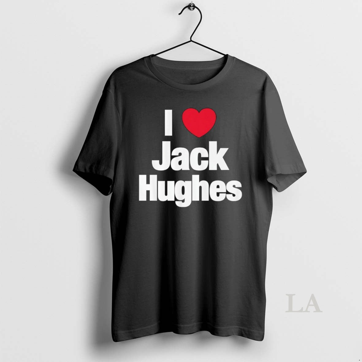 Original I Love Jack Hughes Team Usa Hockey - Adult & Kids T-Shirts, Sweatshirts & Hoodies apparel design preview 1