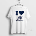 Original I Love Merrimack Womens Basketball - Adult & Kids T-Shirts, Sweatshirts & Hoodies apparel design preview 1