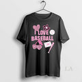 Original I Love Baseball Stickers - Adult & Kids T-Shirts, Sweatshirts & Hoodies apparel design preview 1
