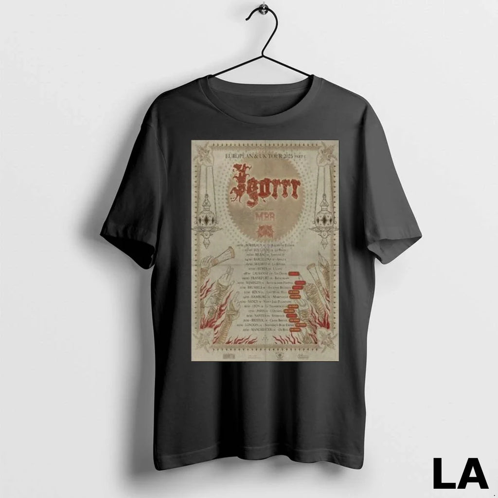 Original Igorrr Tour Eu Uk 2025 Long Sleve - Adult & Kids T-Shirts, Sweatshirts & Hoodies apparel design preview 1