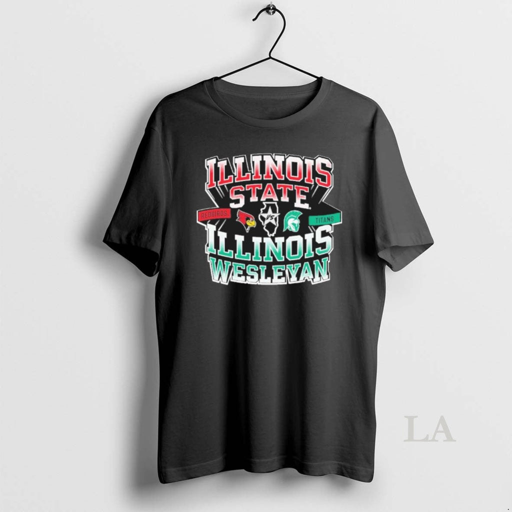 Original Illinois Wesleyan Redbirds Vs Titans - Adult & Kids T-Shirts, Sweatshirts & Hoodies apparel design preview 1