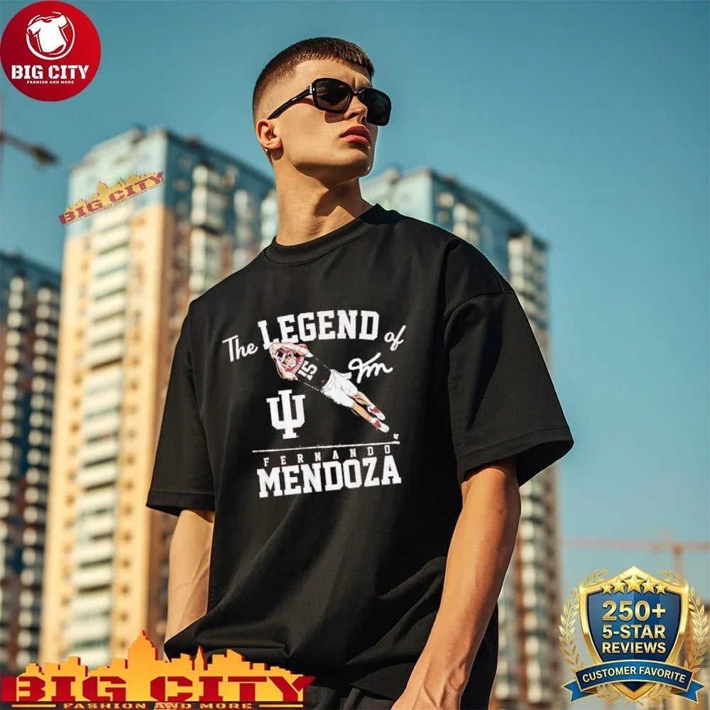 Original Indiana Football The Legend Of Fernando - Adult & Kids T-Shirts, Sweatshirts & Hoodies apparel design preview 1