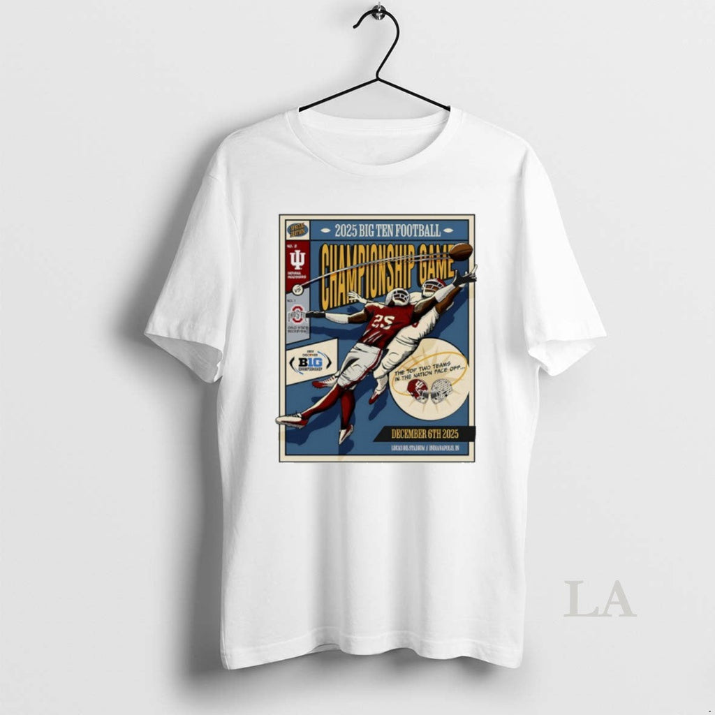 Original Indiana Football 2025 Big Ten Championship - Adult & Kids T-Shirts, Sweatshirts & Hoodies apparel design preview 1