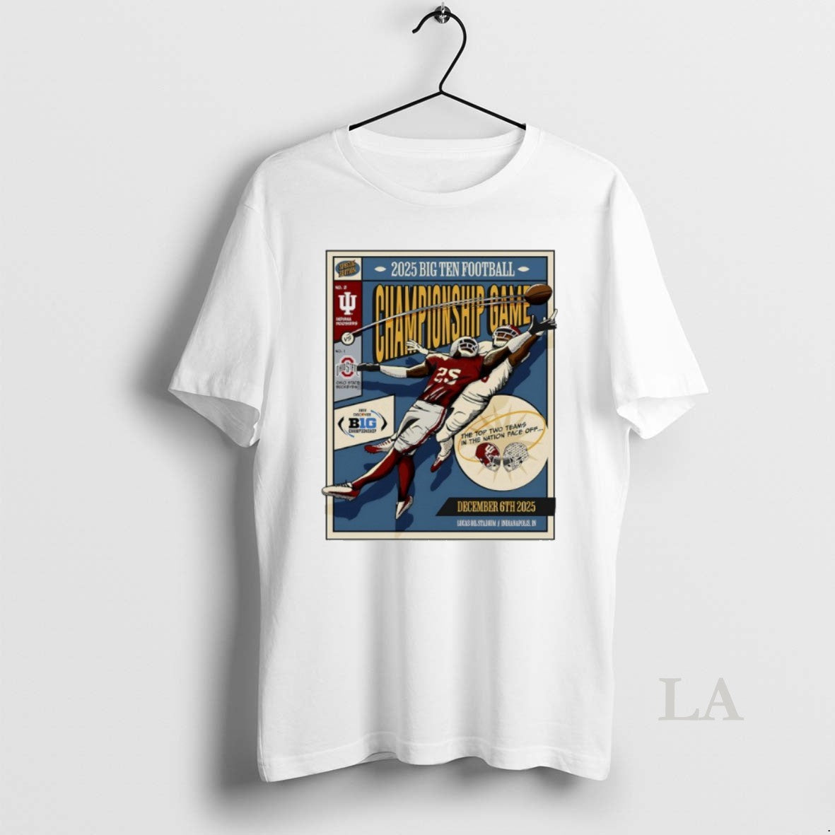 Original Indiana Football 2025 Big Ten Championship - Adult & Kids T-Shirts, Sweatshirts & Hoodies apparel design preview 1
