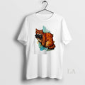 Original Iran Map Orange Tabby Cat - Adult & Kids T-Shirts, Sweatshirts & Hoodies apparel design preview 1