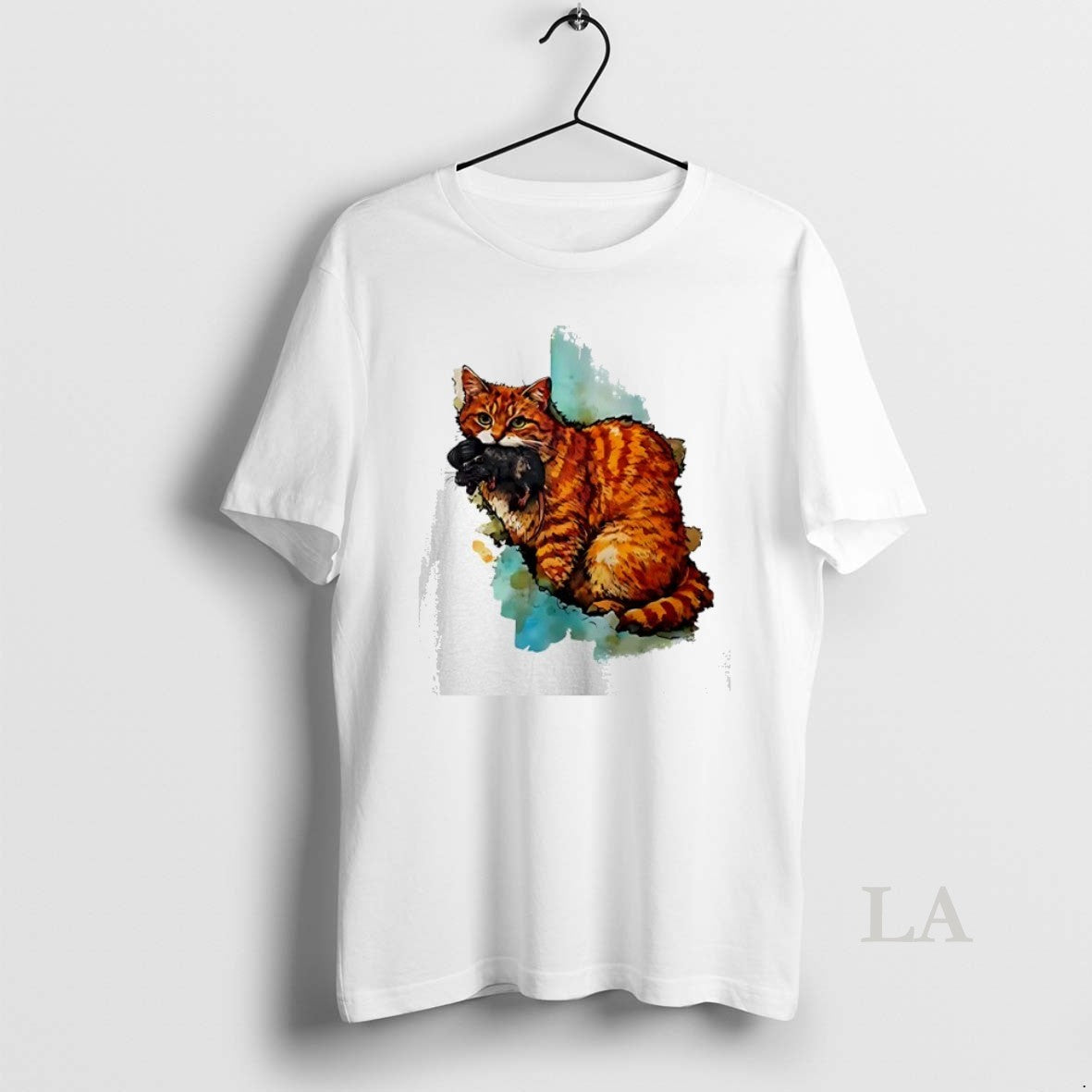 Original Iran Map Orange Tabby Cat - Adult & Kids T-Shirts, Sweatshirts & Hoodies apparel design preview 1