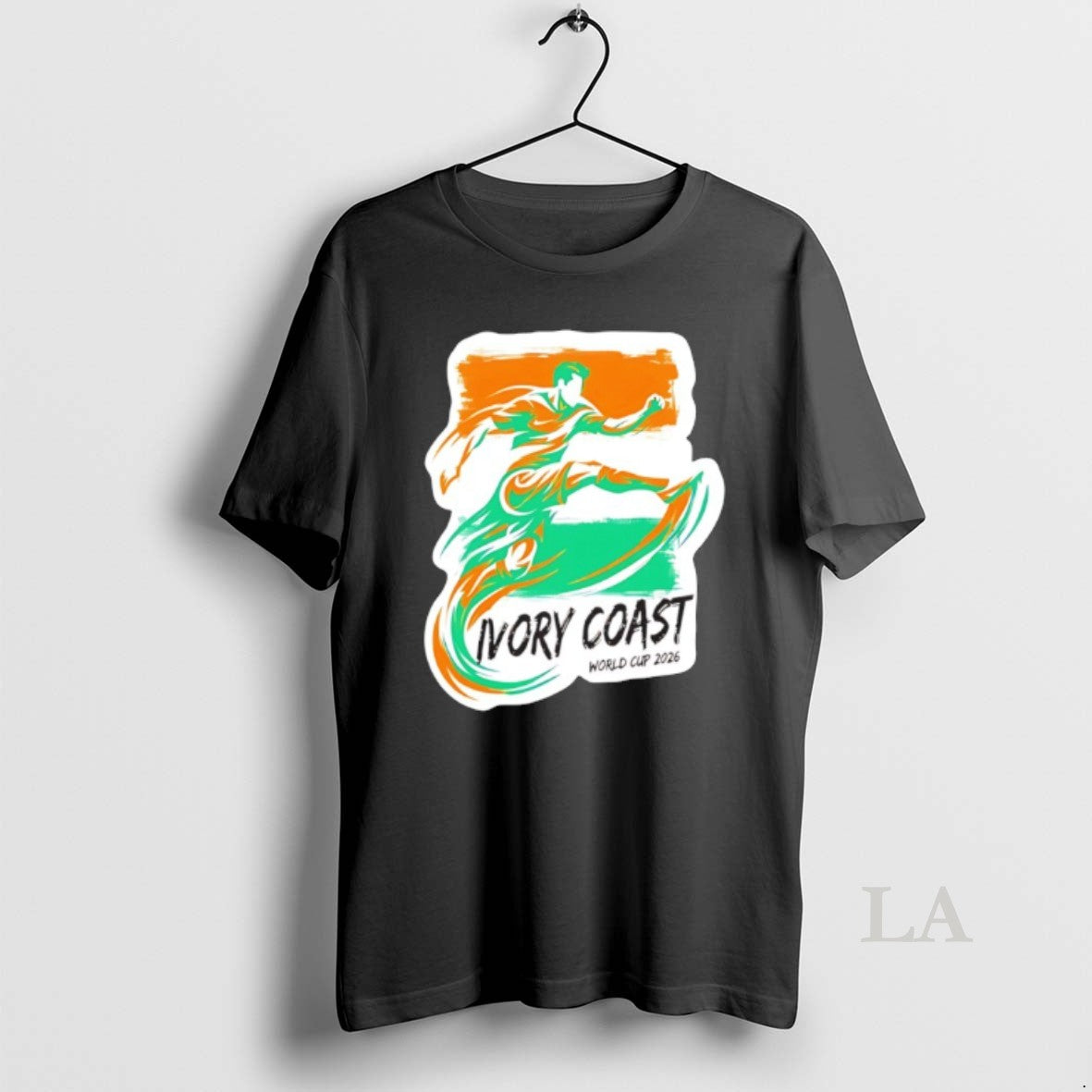 Original Ivory Coast World Cup 2026 Football Player - Adult & Kids T-Shirts, Sweatshirts & Hoodies apparel design preview 1