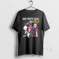 Original Jack Hughes Red White Blue And Gold - Adult & Kids T-Shirts, Sweatshirts & Hoodies apparel design preview 1