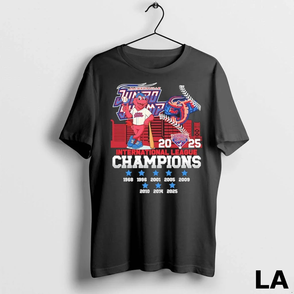 Original Jacksonville Jumbo Shrimp 2025 International - Adult & Kids T-Shirts, Sweatshirts & Hoodies apparel design preview 1