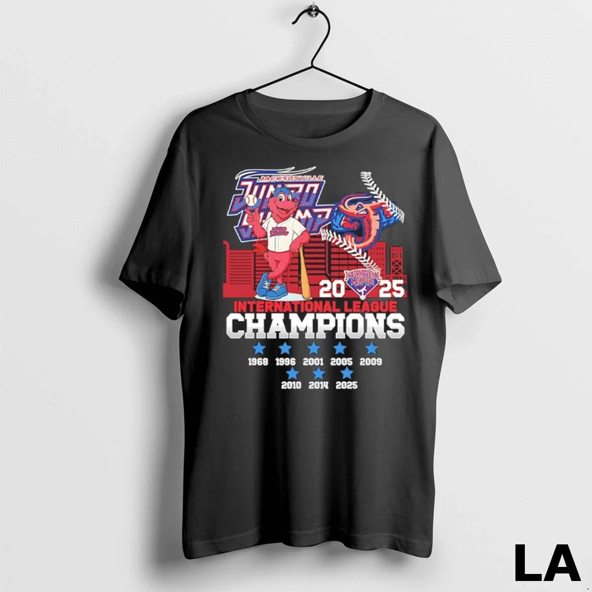 Original Jacksonville Jumbo Shrimp 2025 International - Adult & Kids T-Shirts, Sweatshirts & Hoodies apparel design preview 1