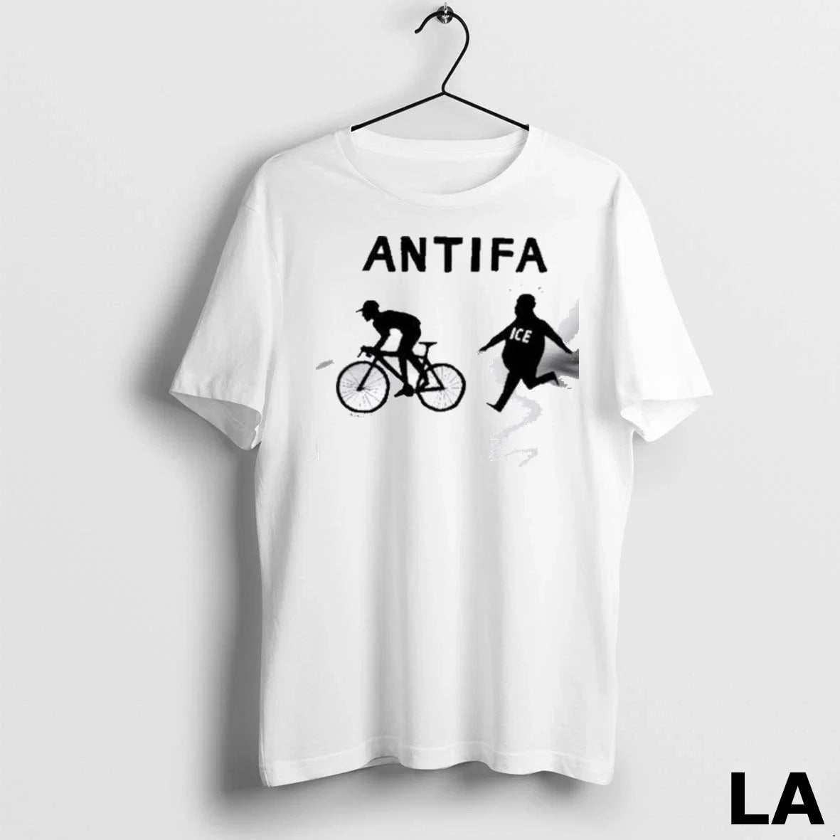 Original Jesse Duquette Antifa Biker T Men - Adult & Kids T-Shirts, Sweatshirts & Hoodies apparel design preview 1