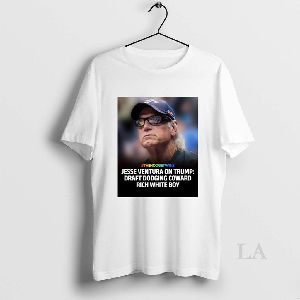 Original Jesse Ventura Trump Draft Dodging Coward - Adult & Kids T-Shirts, Sweatshirts & Hoodies apparel design preview 1