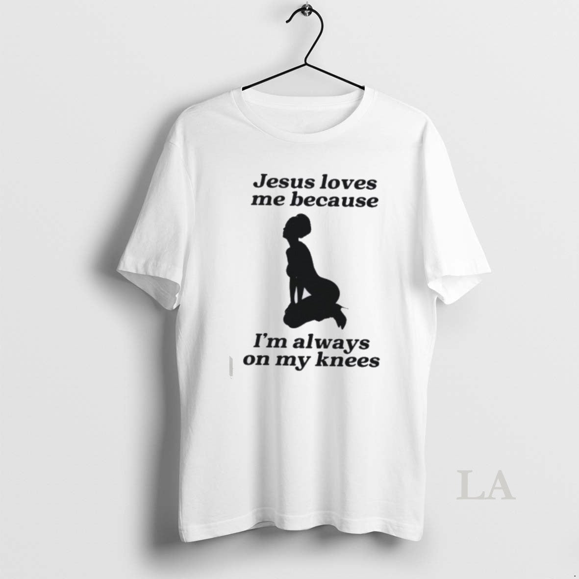 Original Jesus Loves Me Because - Adult & Kids T-Shirts, Sweatshirts & Hoodies apparel design preview 1