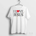 Original Jesus Loves You Faith Christian - Adult & Kids T-Shirts, Sweatshirts & Hoodies apparel design preview 1