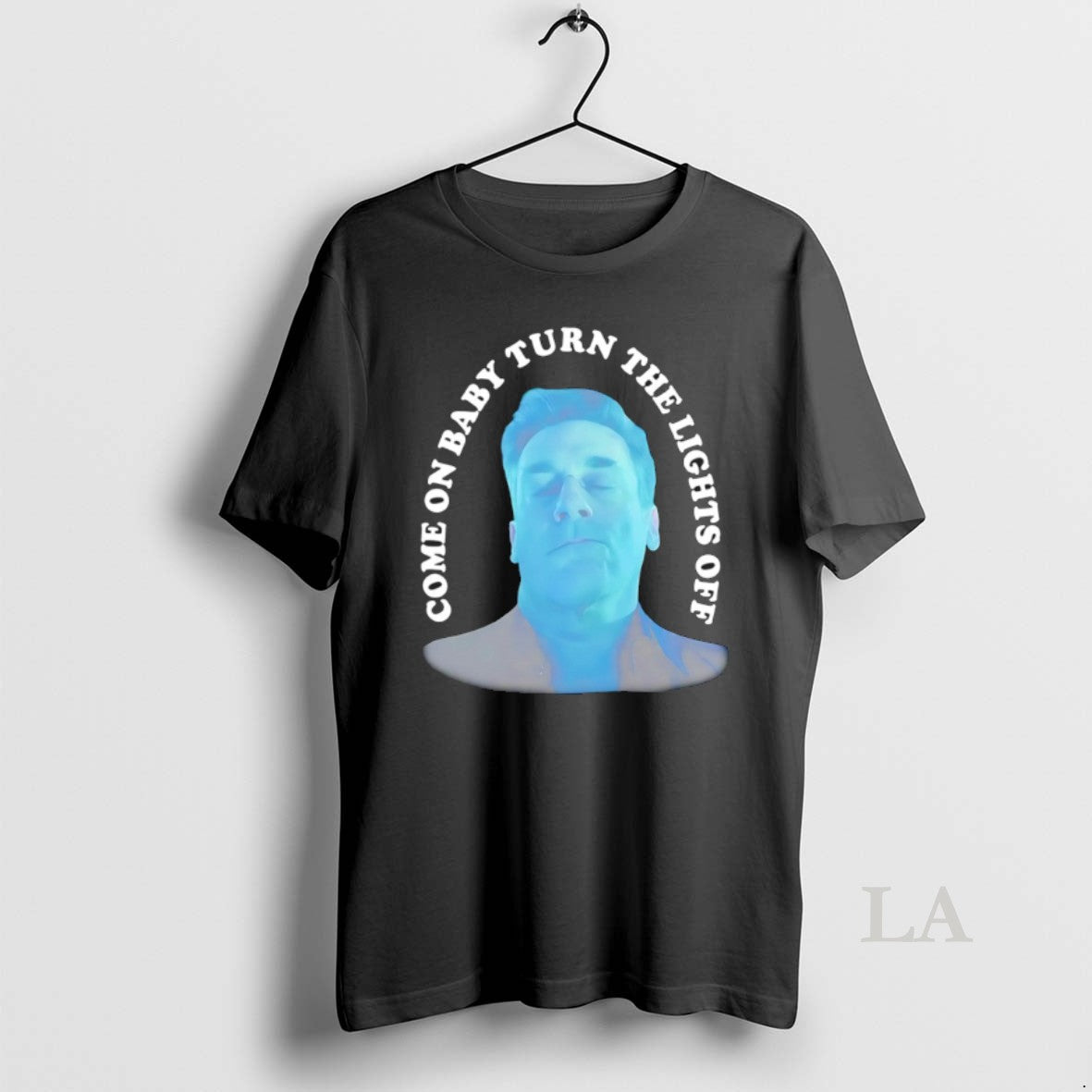 Original Jon Hamm Come Baby Turn Lights Off Dance - Adult & Kids T-Shirts, Sweatshirts & Hoodies apparel design preview 1