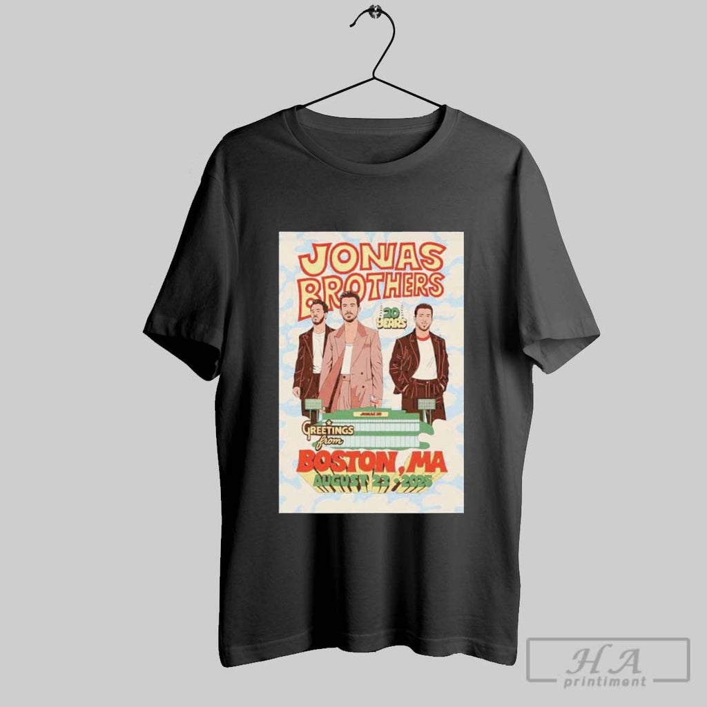 Original Jonas Brothers Concert Boston Ma At Fenway - Adult & Kids T-Shirts, Sweatshirts & Hoodies apparel design preview 1