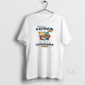 Original Just An Iowa Girl In A Louisiana World Retro - Adult & Kids T-Shirts, Sweatshirts & Hoodies apparel design preview 1