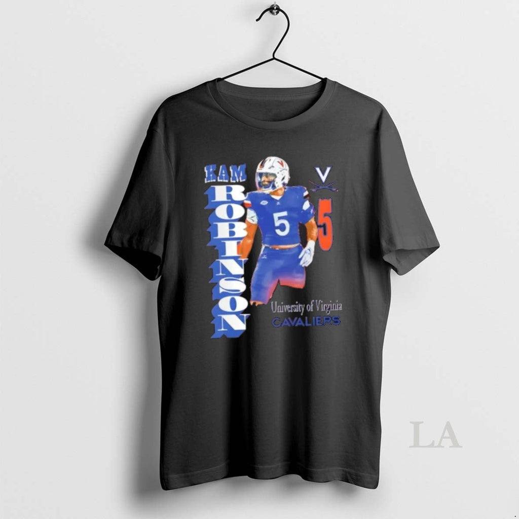 Original Kam Robinson Virginia Cavaliers Portrait - Adult & Kids T-Shirts, Sweatshirts & Hoodies apparel design preview 1