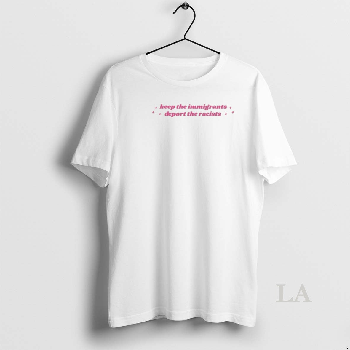 Original Keep Immigrants Deport Racists - Adult & Kids T-Shirts, Sweatshirts & Hoodies apparel design preview 1
